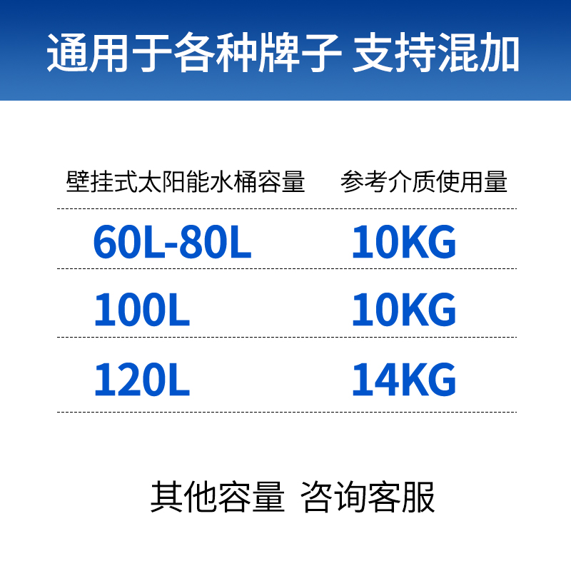 壁挂热水器太阳能专用介质液导热液家用丙二醇防冻液通用型导热油