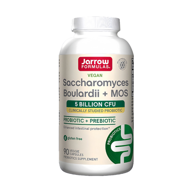 American Jarrow Saccharomyces boulardii probiotic 5 ຕື້ອາຈົມວ່າງທີ່ມີການເຄື່ອນໄຫວຄວບຄຸມສະພາບກະເພາະລໍາໄສ້ໃນແມວ