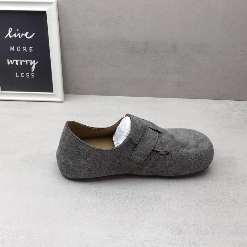 2026春秋款绒面平底舒适勃肯鞋防滑乐福鞋百搭休闲女单鞋,淘宝优惠券,粉丝福利购,淘宝优惠卷