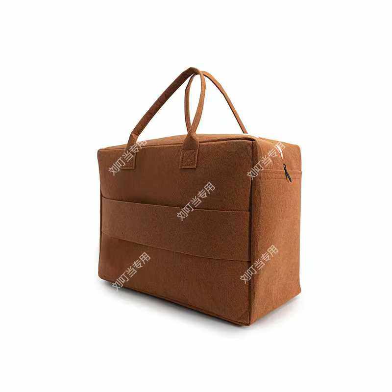 【刘叮当甄选】拍一发二可爱卡通毛毡包手提包可折叠可套杆手拎包,淘宝优惠券,粉丝福利购,淘宝优惠卷