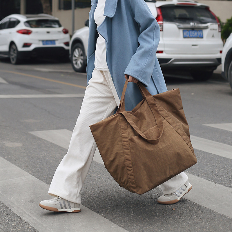 超大容量牛津布女包2026新款出门便携装衣服单肩托特包上班旅行包,淘宝优惠券,粉丝福利购,淘宝优惠卷