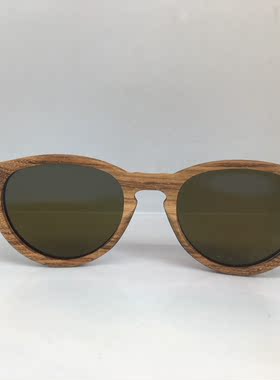 Maili 复古框实木框架太阳镜偏光墨镜