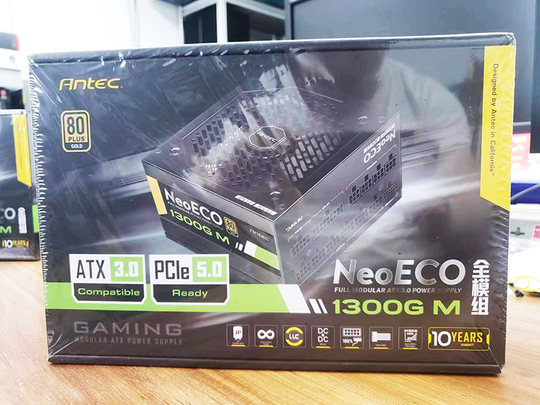 安钛克NE850/1000/1300/ATX3.0台机电源80PLUS金牌全模组10年换新