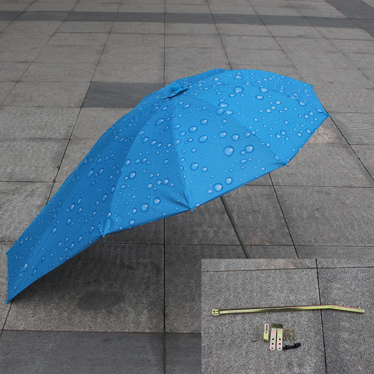 电动车踏板遮阳伞雨棚雨蓬篷防晒摩托电瓶车挡风罩挡雨透明包邮 - 图2