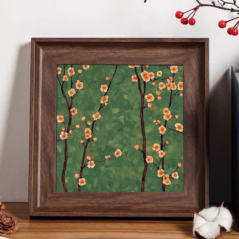 法式复古客厅绿色飞鸟风景桌面摆台装饰画中古风植物餐厅组合挂画,淘宝优惠券,粉丝福利购,淘宝优惠卷