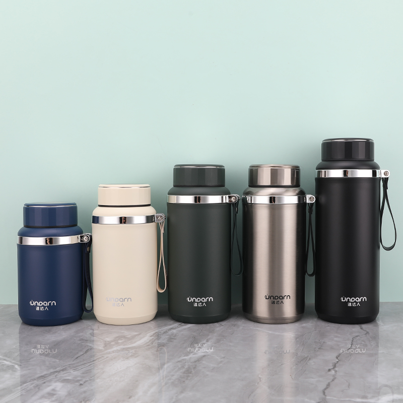 2025新款男士高端保温杯大容量高颜值上学专用泡茶杯1000毫升水杯 - 图2