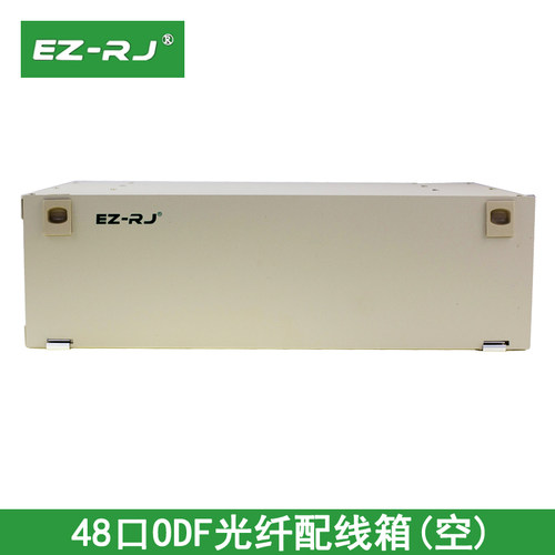 EZ-RJ 48口光纤配线架48芯光纤配箱单元体48芯odf光纤配线架电信 - 图0