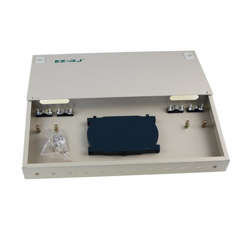 EZ-RJ12口FCST机架式光纤终端盒光纤盒光缆光端盒尾纤盒加厚1.0 - 图2