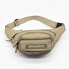 Universal waist bag for men and women multi-layer sports cycling bag coin wallet fashionable wear-resistant hiking fashionable casual crossbody bag
