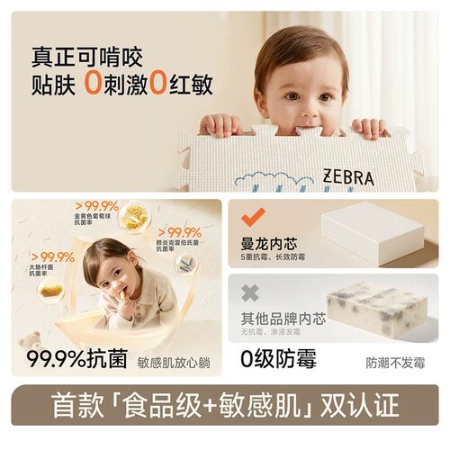曼龙宝宝爬爬垫拼接地垫XPE环保防摔爬行垫无毒加厚家用婴儿客厅 - 图0