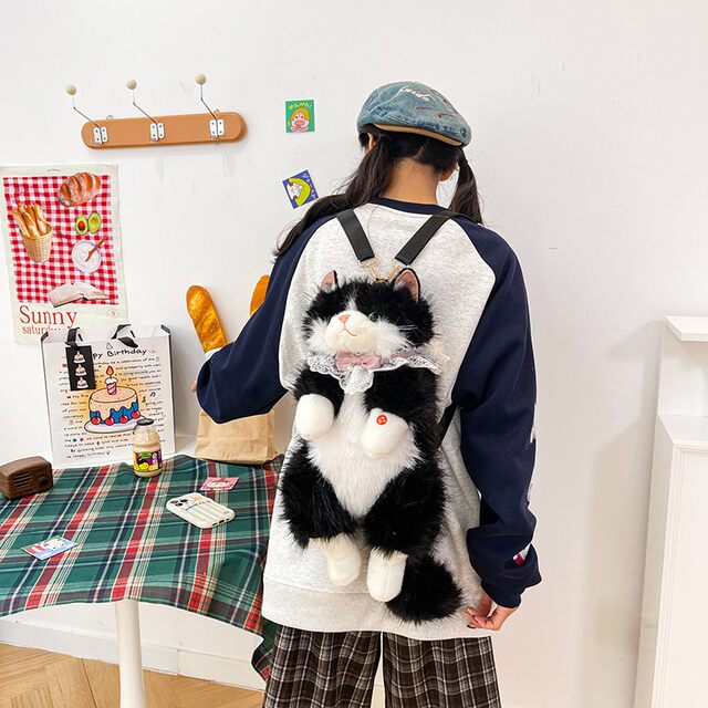 ການຈຳລອງສຽງກະເປົ໋າ doll cat plush