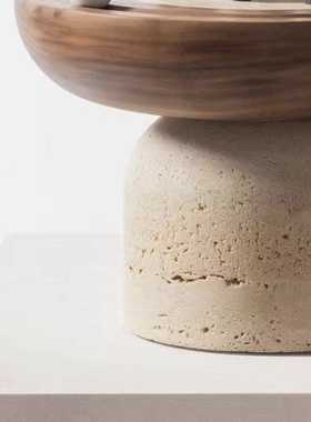 简约轻奢几何益智游戏积木洞石摆件样板间售楼处儿童房桌面装饰品