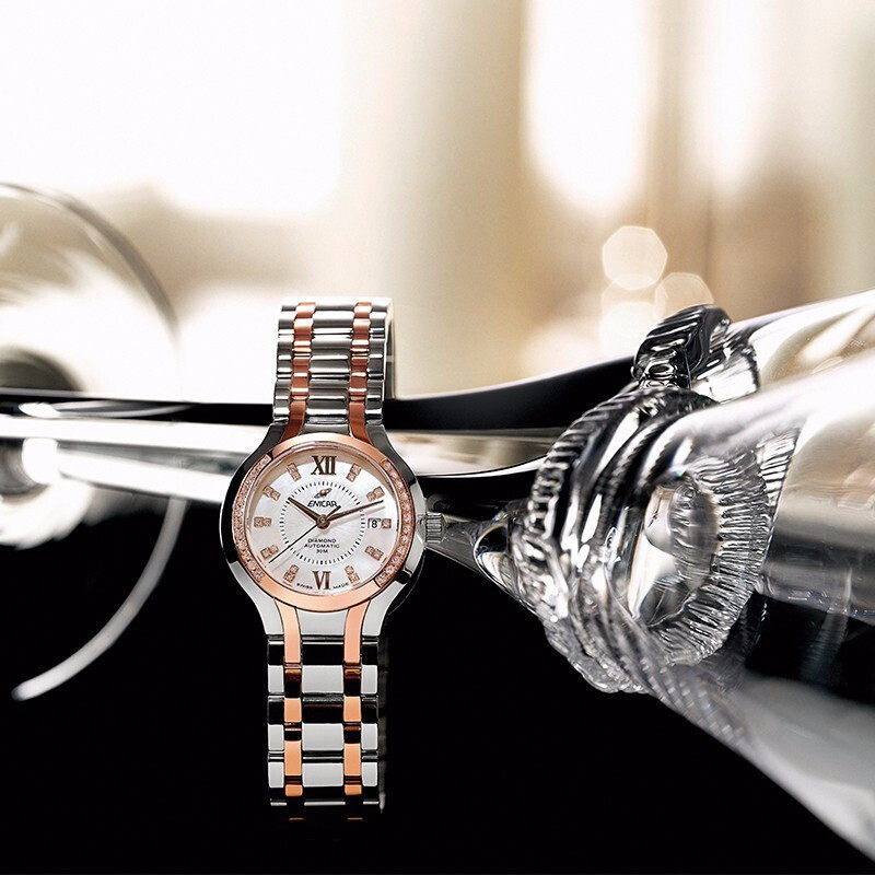 Enicar英纳格女神镶钻自动机械女表轻奢瑞士表女士款 778/50/128G Enicar英纳格女神镶钻自动机械女表轻奢瑞士表女士款 778/50/128G