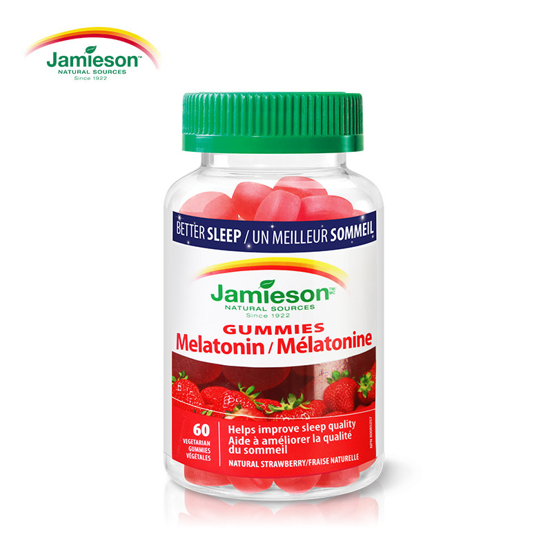 jamieson健美生褪黑素安瓶退黑素60 Jamieson健美生海外褪黑素/松果体素
