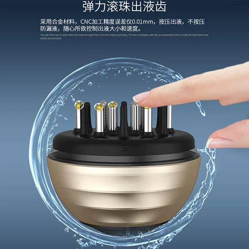 Таблетница для кожи головы, масло для волос, лосьон для волос, массажер, расческа, легкое нанесение