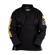 Hyperfly the gentle Art Gi black gold weave black Brazilian Johan Trail suit