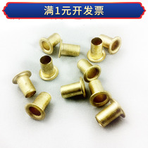 Copper cock Eye buckle rivet hollow copper rivet over hole rivets M3 M4