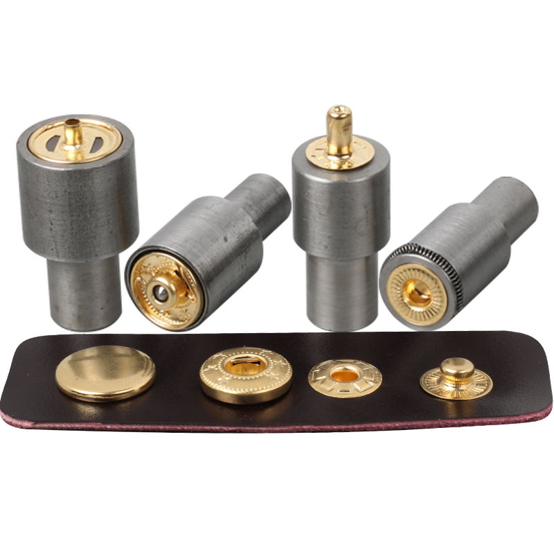 diy布艺工具45号钢大白打扣机金属四合扣633电动模具皮革安装套装 - 图3