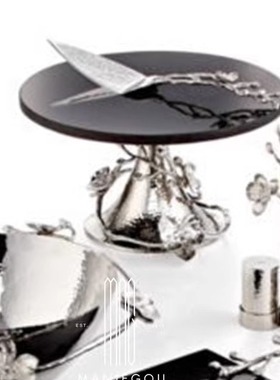 创意轻奢天然大理石长方形蛋糕盘甜品果盘工艺蛋糕餐盘子摆件装饰