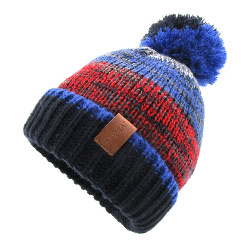 NOABAT儿童帽子冬季男童针织帽加厚护耳毛线帽加绒雪花宝宝套头帽,淘宝优惠券,粉丝福利购,淘宝优惠卷