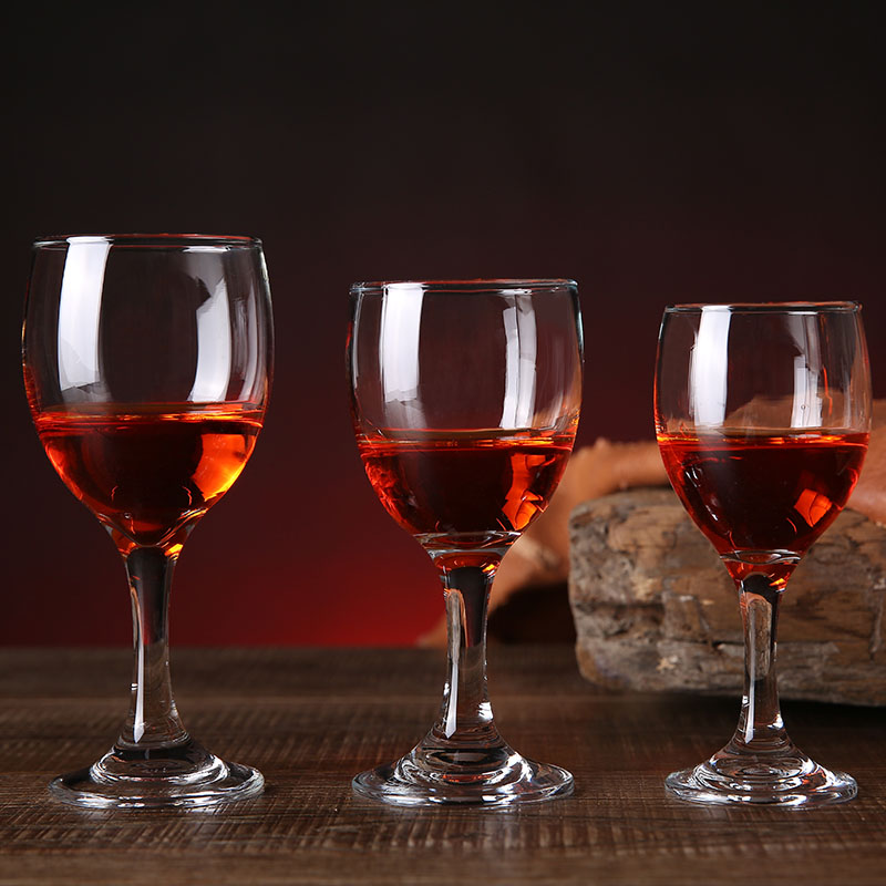 欧式玻璃红酒杯酒具6只葡萄酒杯高脚杯套装家用白酒杯洋酒杯商用 - 图1