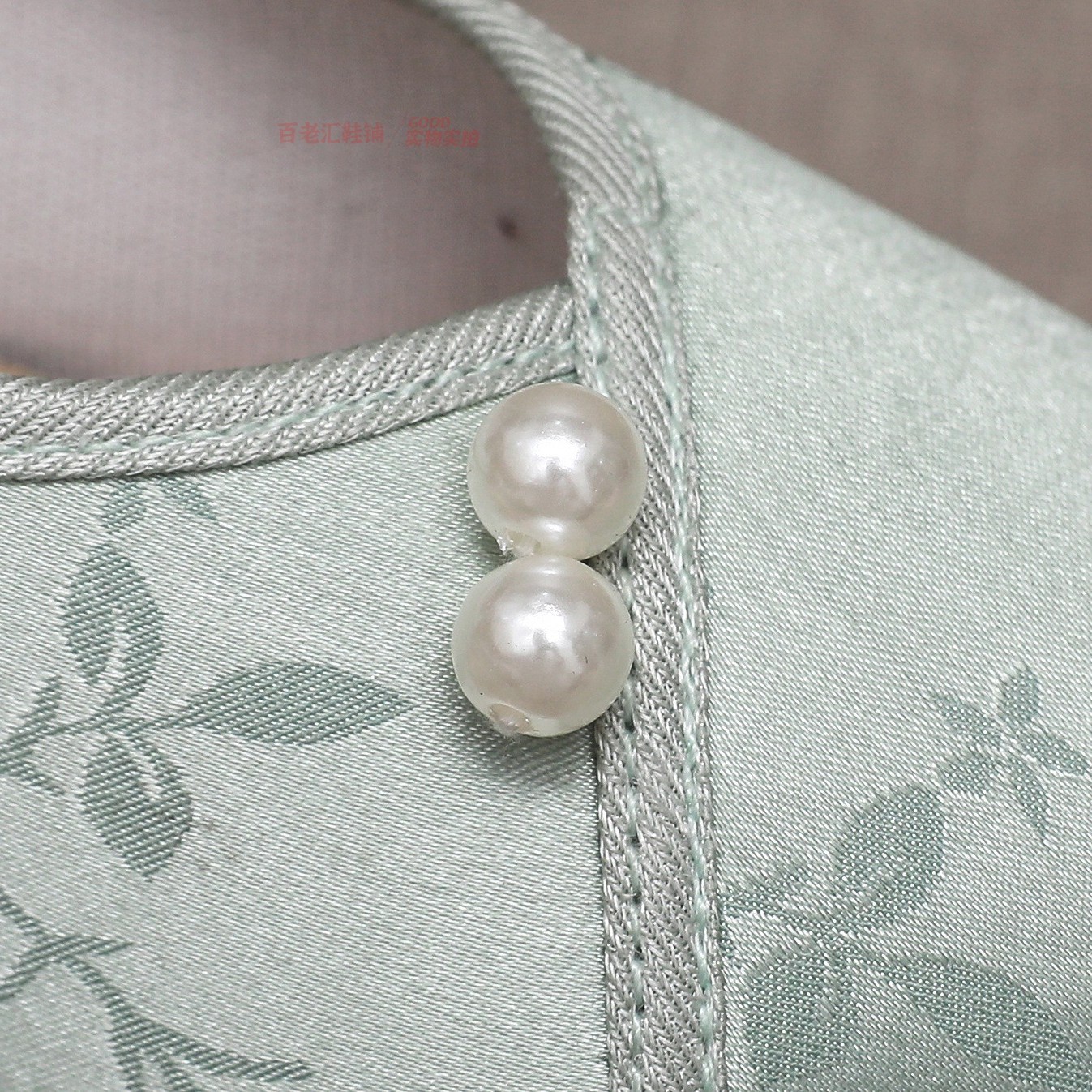 高跟新中式提花坡跟汉服旗袍搭配鞋日常百搭古风改良休闲舞蹈女鞋 - 图2