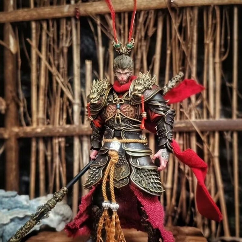 黑神话悟空手办周边可动摆件3d模型西游记齐天大圣孙猴子人偶玩具