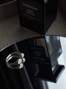 XSquare白玉髓新中式戒指女小众设计高级感轻奢气质开口可调节