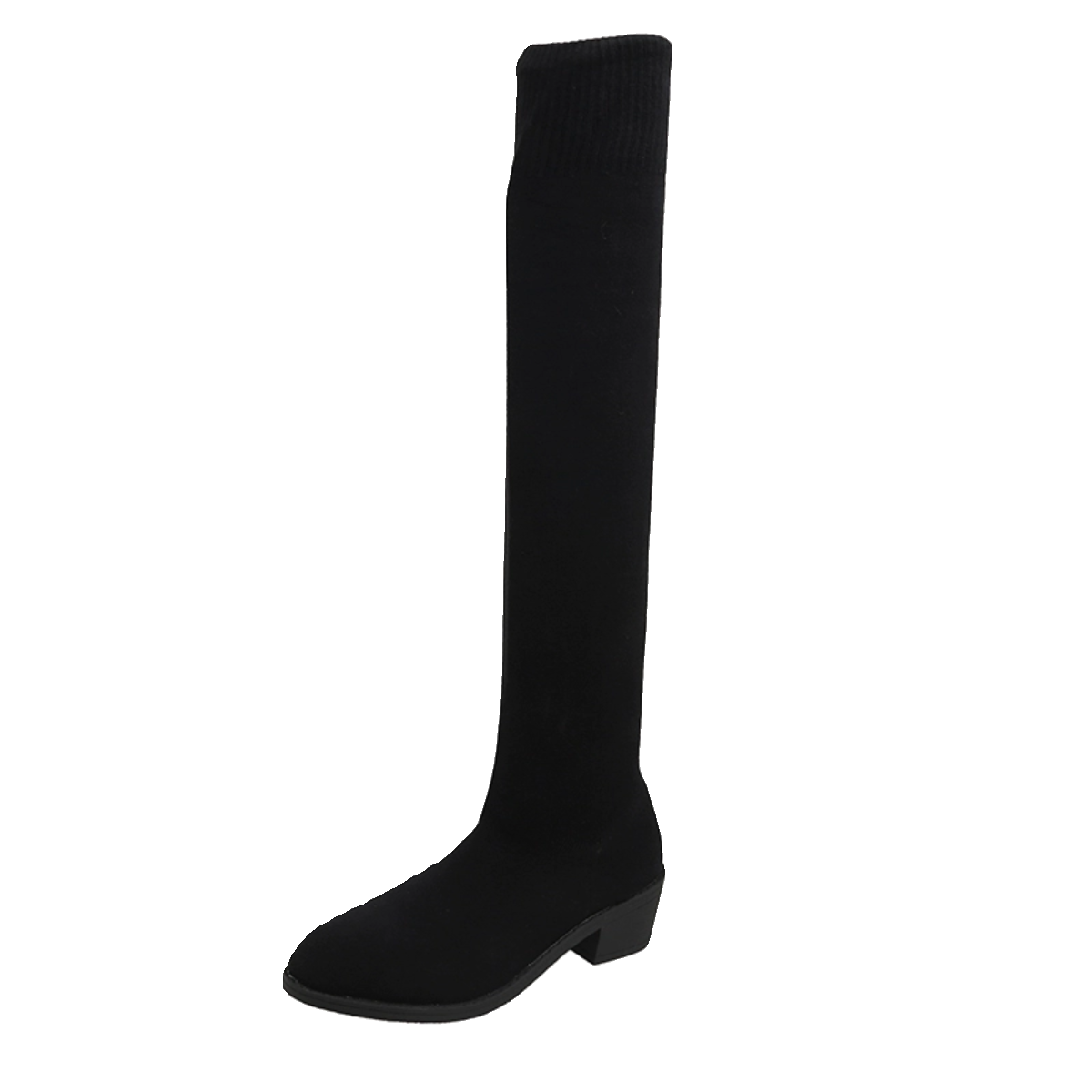 Over-the-knee boots for women, sock boots, knitted stretch boots