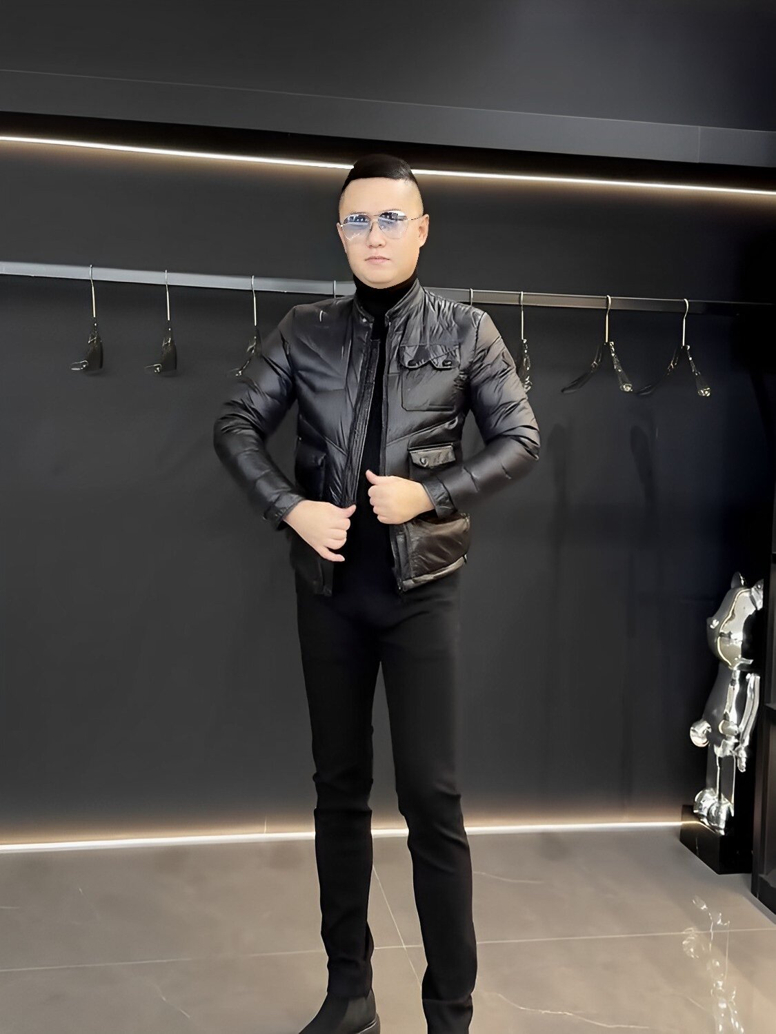 羽绒服男2025冬季新款时尚高品小立领百搭多袋轻薄羽绒服外套帅气,淘宝优惠券,粉丝福利购,淘宝优惠卷