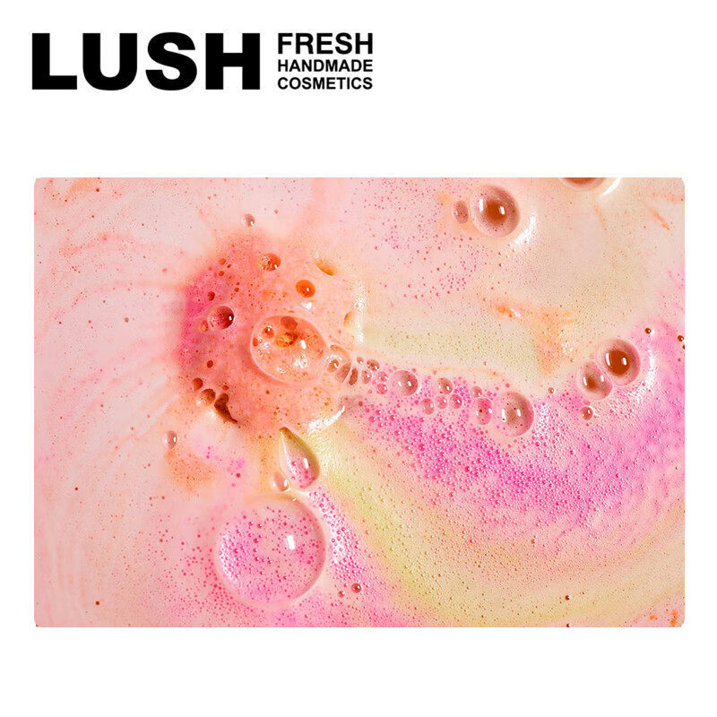 LUSH英国 蜜桃小姐汽泡弹沐浴球 滋润保湿补水泡澡球精油170g,淘宝优惠券,粉丝福利购,淘宝优惠卷