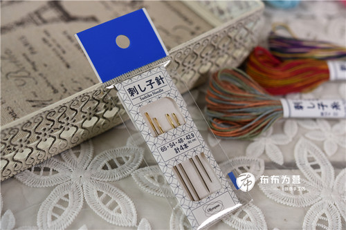 日本进口 Olympus 奥林巴斯 刺子绣针 专用针(4支装)L2 - 图0