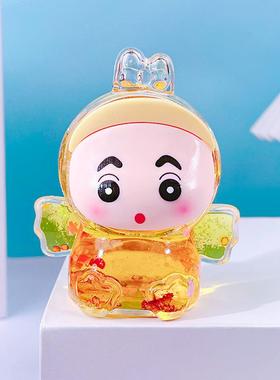 创意卡通爆闪入油蜡笔小新摆件家居桌面装饰品摆饰可爱小礼品