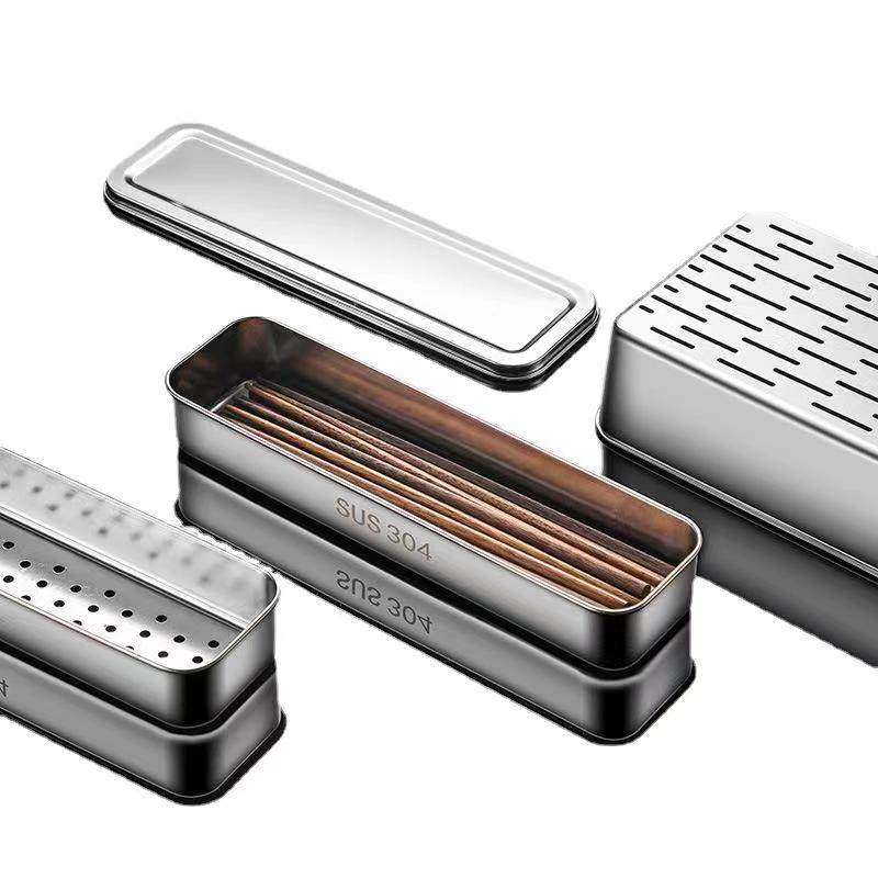 消毒柜筷子盒316不锈钢筷盒带盖便携式学生勺筷盒子304餐具收纳盒,淘宝优惠券,粉丝福利购,淘宝优惠卷