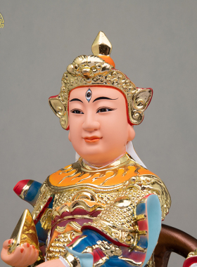 华光大帝坐像小尺寸家用供奉摆件