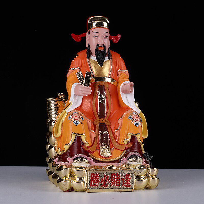 赌钱祖师 6/12寸赌王神像韩信爷偏财神增赌运 赌王招财摆件汉白玉