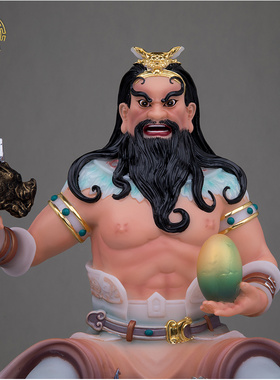 盘古大神道家三皇大帝神像