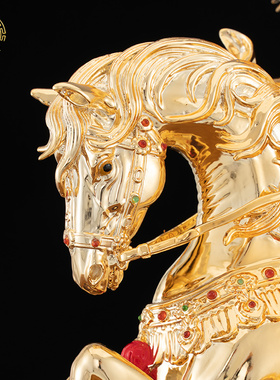 报马将军神像著金掐丝嵌钻