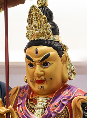 财宝天王树脂佛堂供奉摆件