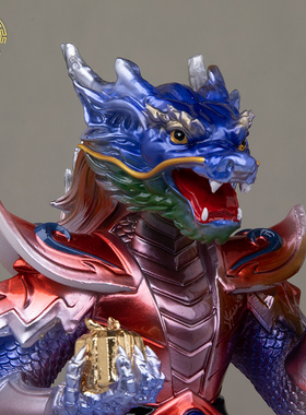 招财龙王十二生肖汉白玉摆件