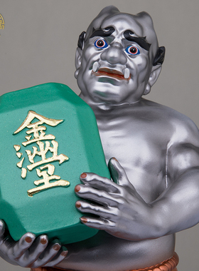 五鬼神像玄关树脂材质供奉摆件