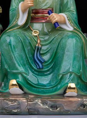 汉白玉药王菩萨神像家用供奉摆件