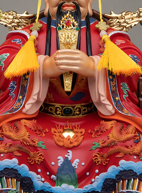 广济龙王菩萨铜像五爷真身摆件