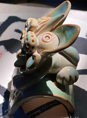 创意陶艺猫咪摆件陶民俗