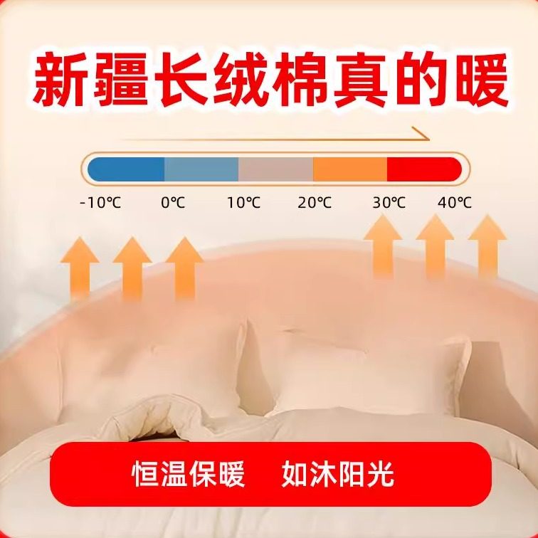 新疆棉花被棉被芯棉絮床垫100%纯棉学生被子加厚保暖被褥冬被单人,淘宝优惠券,粉丝福利购,淘宝优惠卷