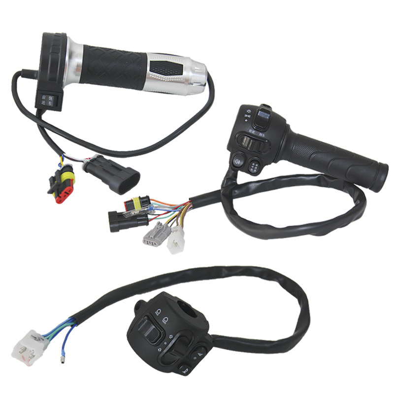 Zongshen electric tricycle original waterproof plug throttle handle high-power water battery speed control handle