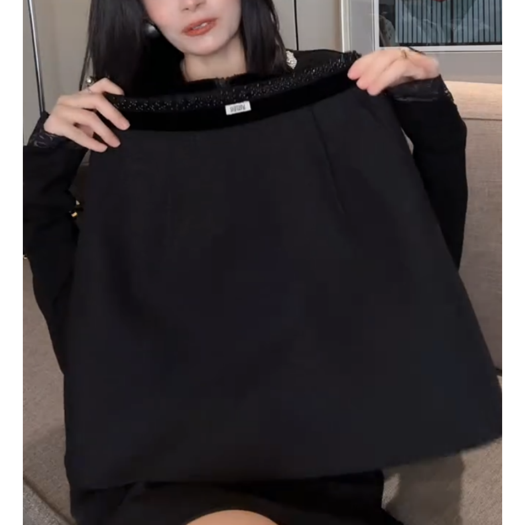 景倩妮今年流行百搭半身裙2025年春季新款梨形高腰显瘦宽松半身裙,淘宝优惠券,粉丝福利购,淘宝优惠卷