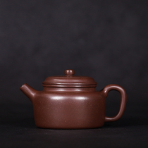Yixing Purple Sand Pot Taiwan Reflux old teapot Gu Jingzhou full manual bottom groove clear and small capacity Dezhong pot old hide