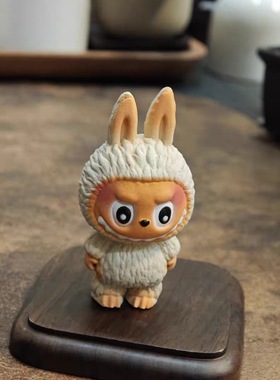 紫砂拉布布labubu精灵天团系列手办摆件潮玩礼物