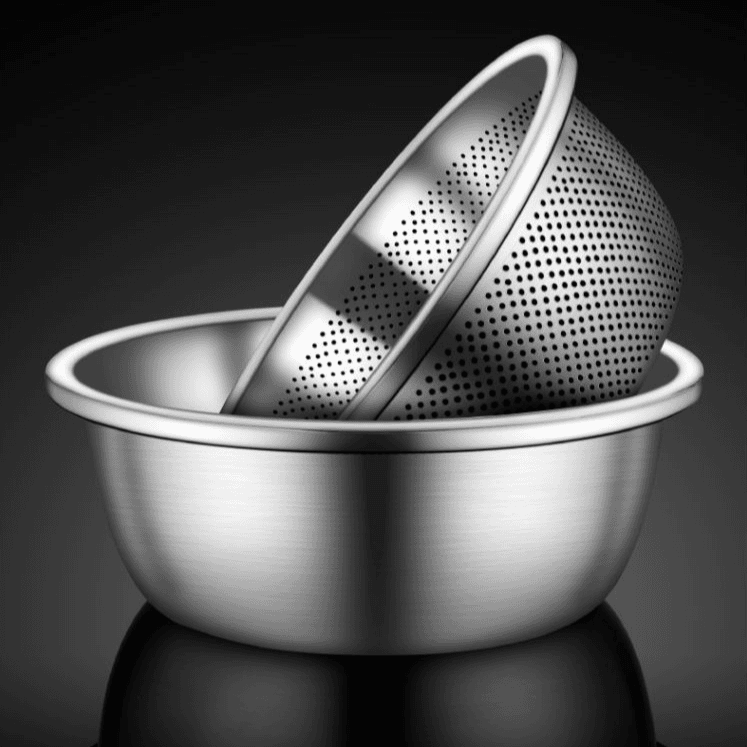 316不锈钢沥水篮洗菜盆厨房家用洗水果洗菜篮淘米盆筛加厚和面盆,淘宝优惠券,粉丝福利购,淘宝优惠卷